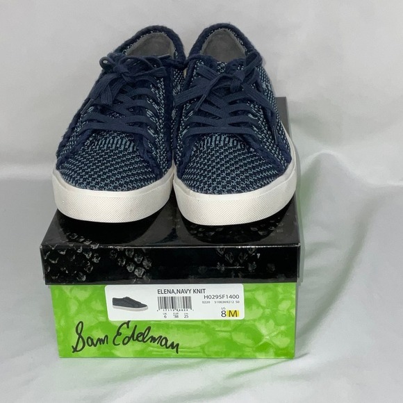 Sam Edelman Women Elena Knit Blue Sneaker Size 8. NIB. - Picture 8 of 8